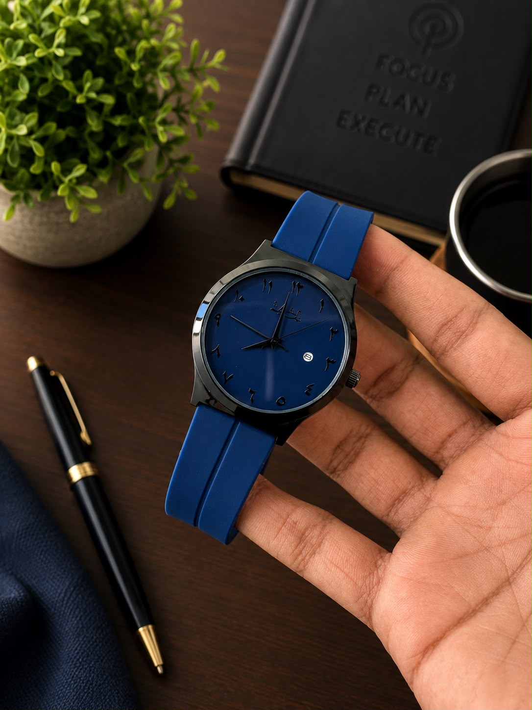Men watch
