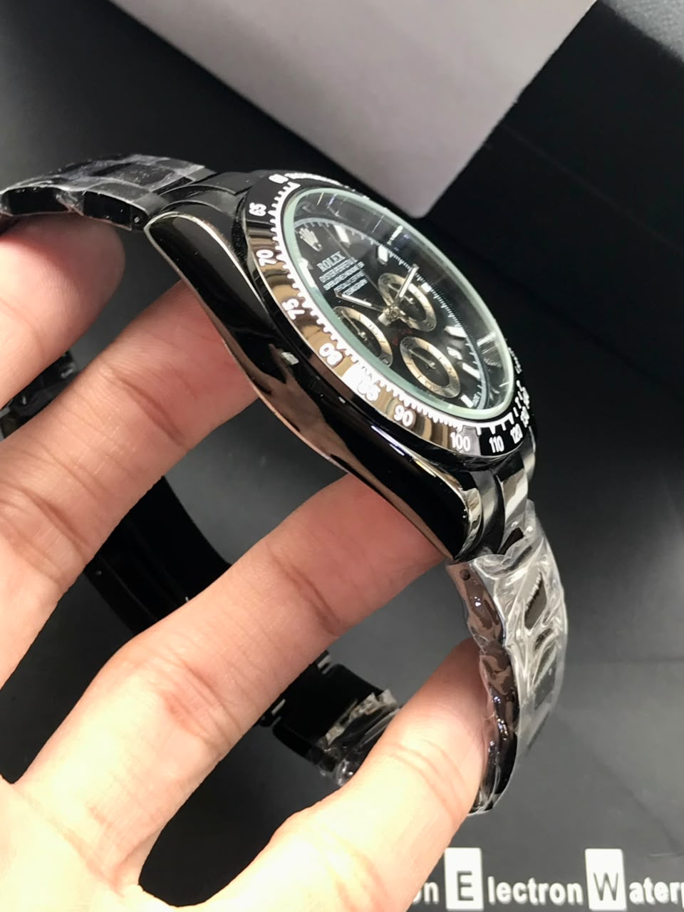 Men watch