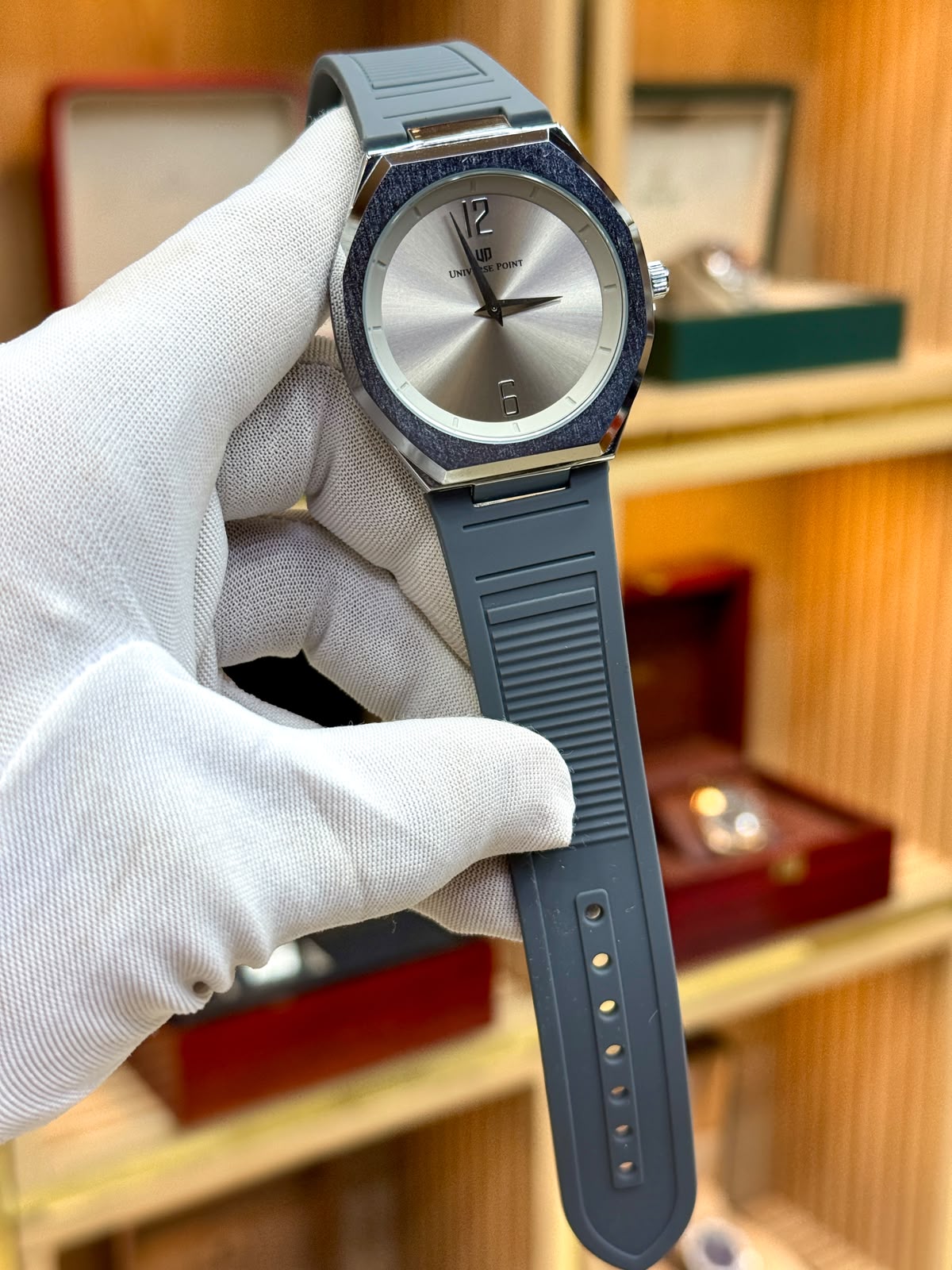 Men watch