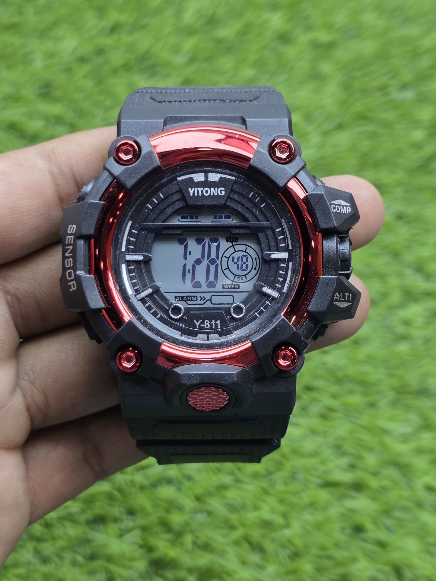 Men watch