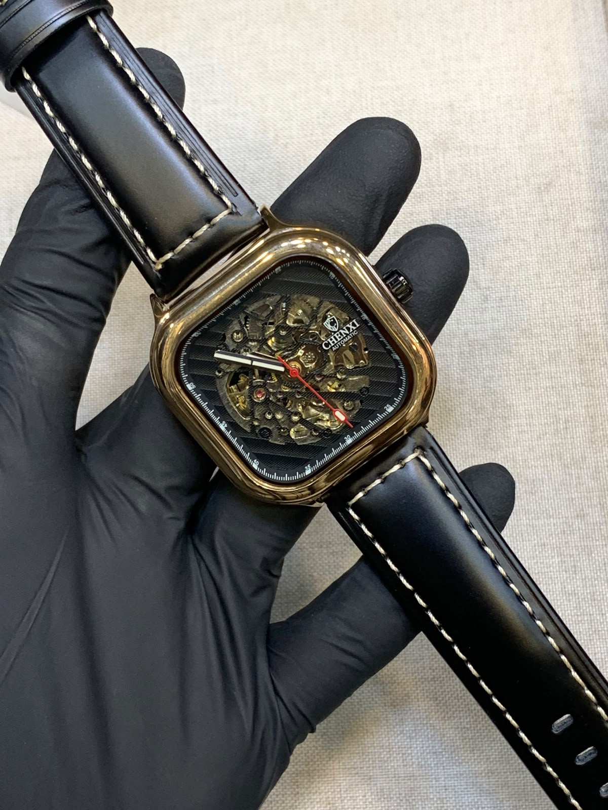 Men watch