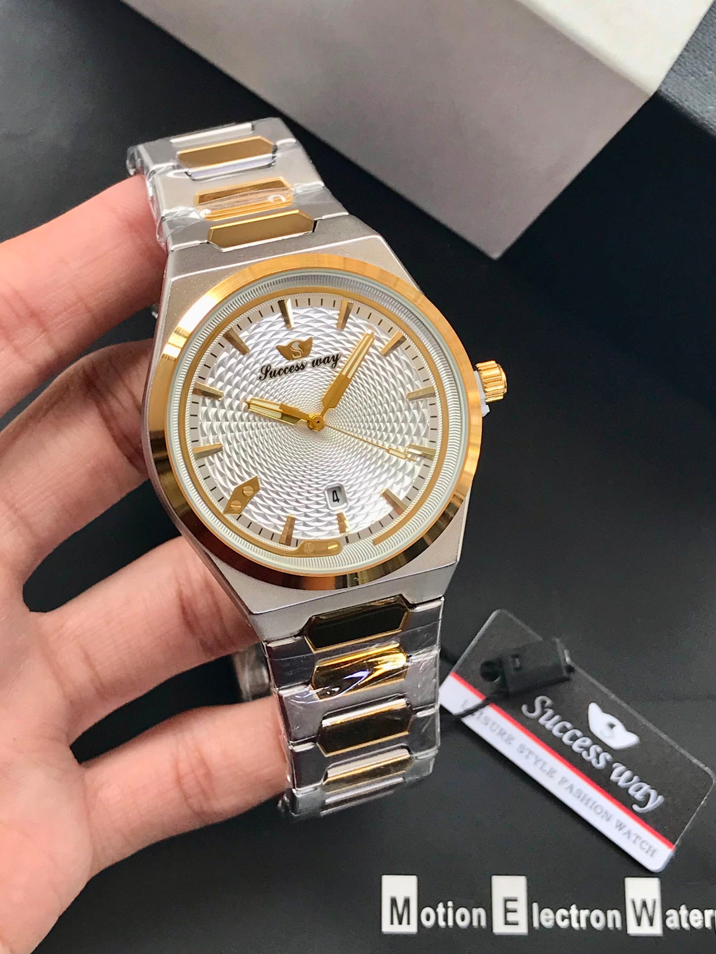 Men watch