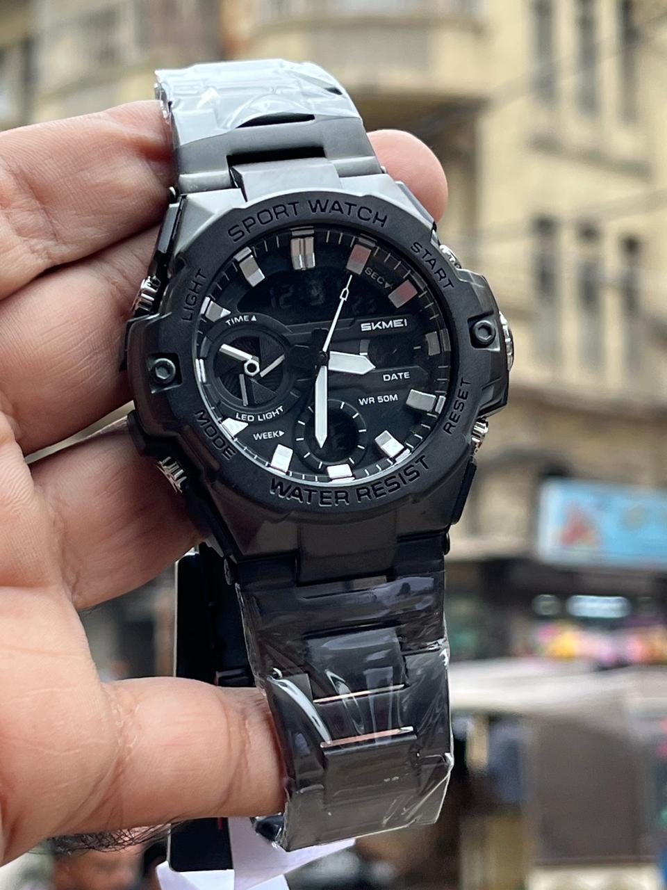 Men watch