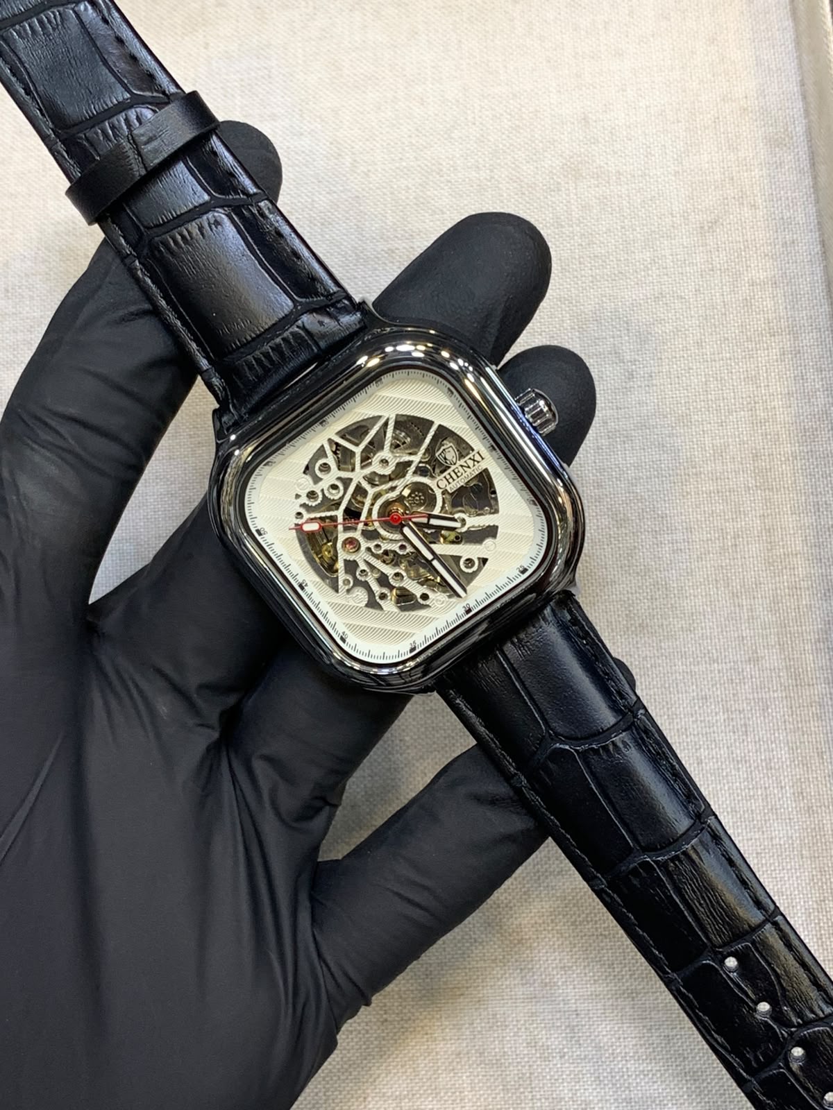 Men watch