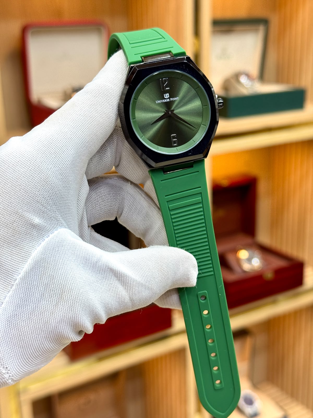 Men watch