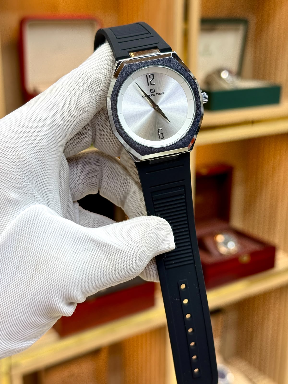 Men watch