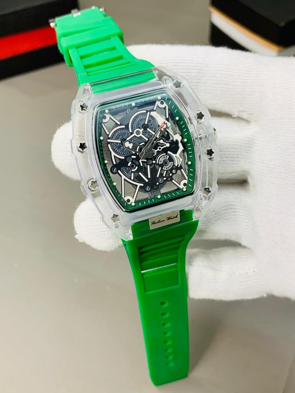 Men watch