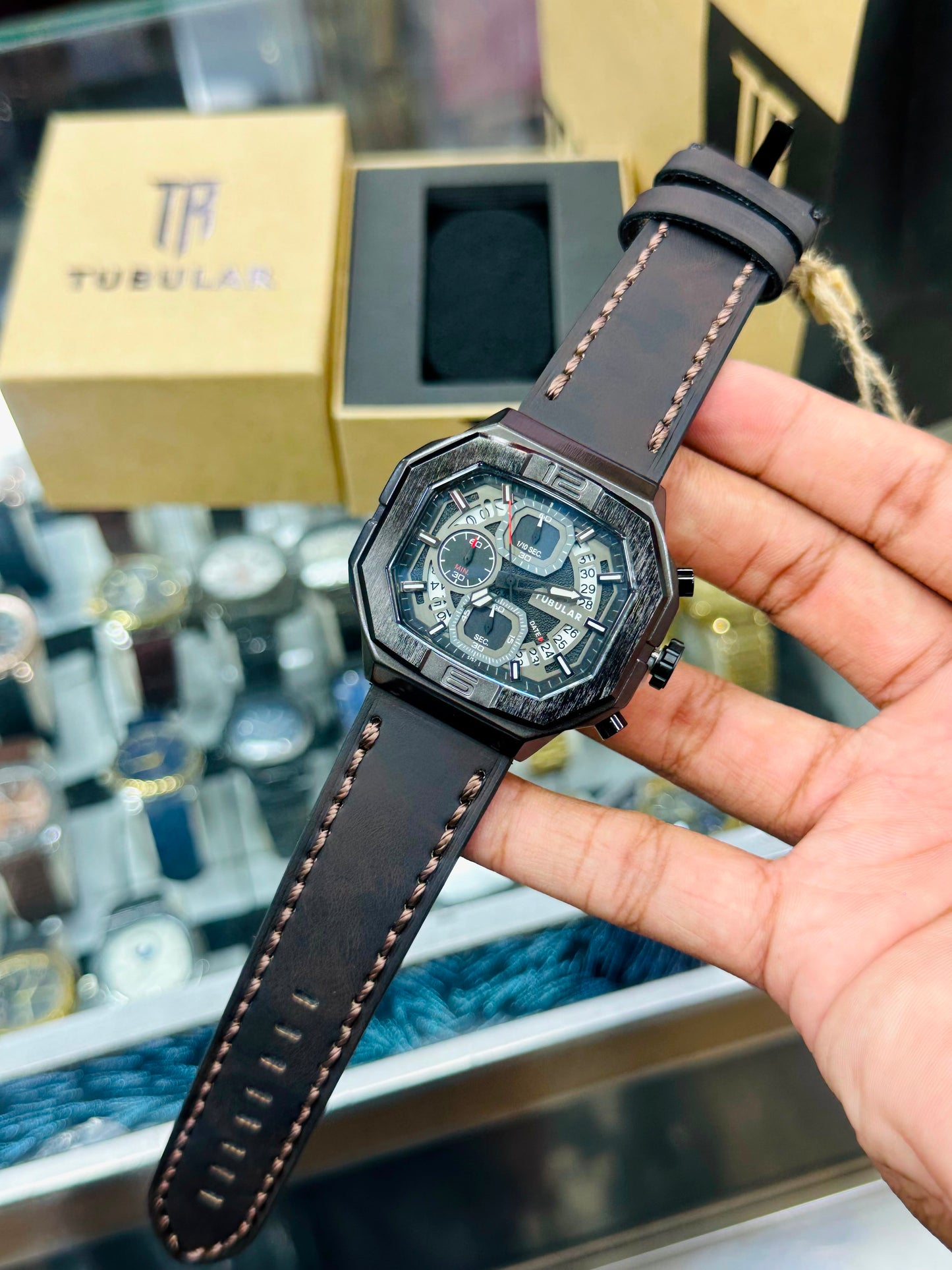 Men watch