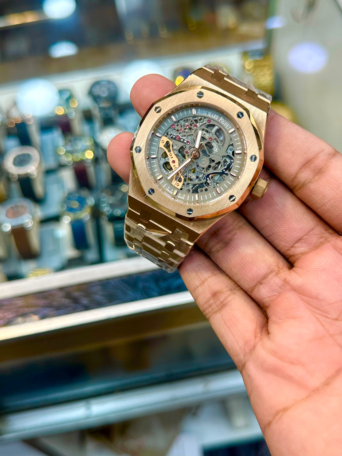Men watch