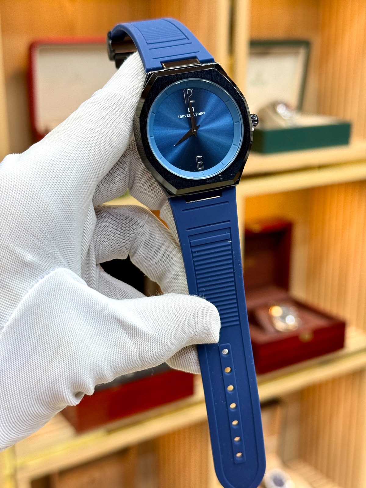 Men watch