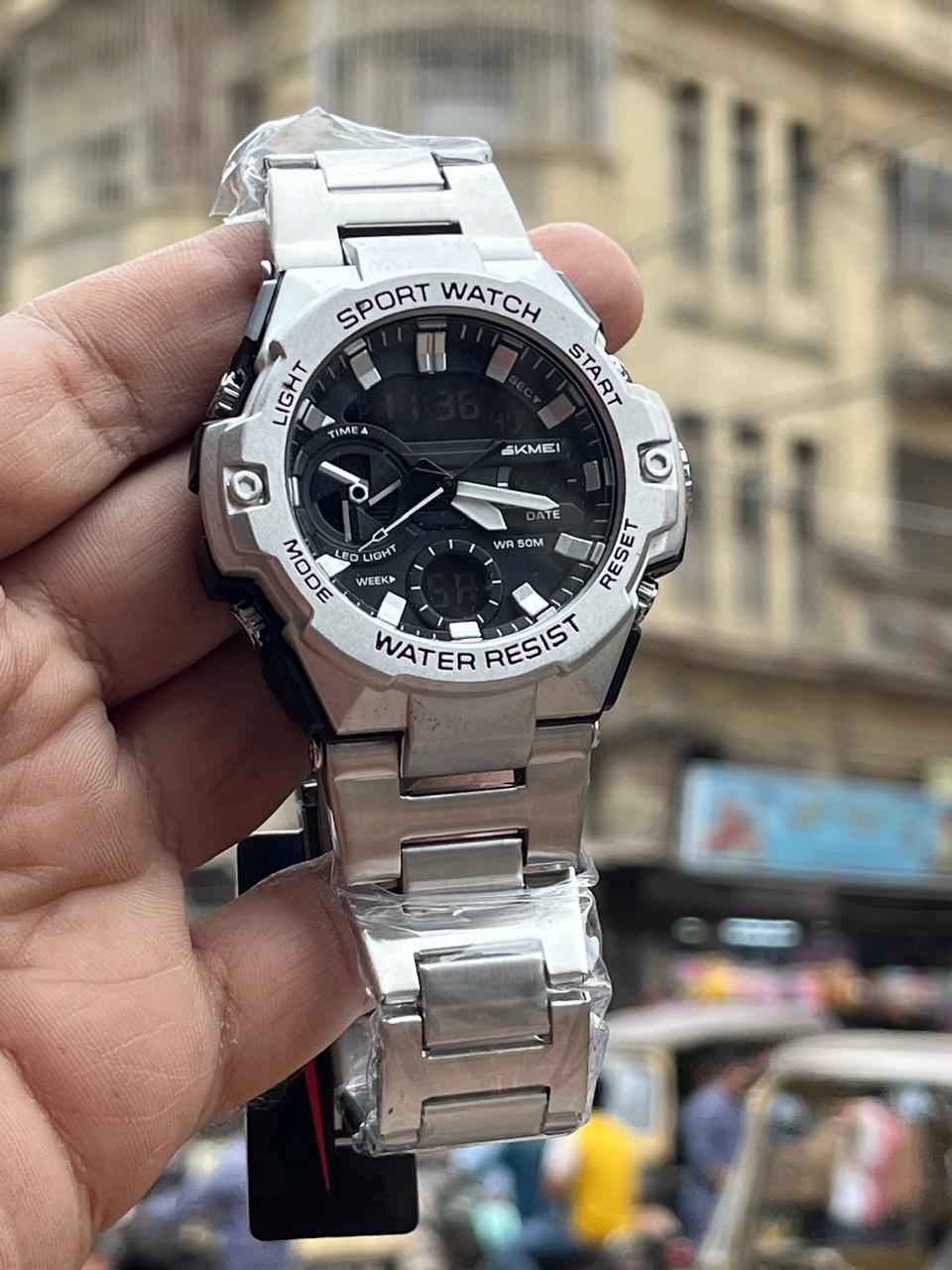 Men watch