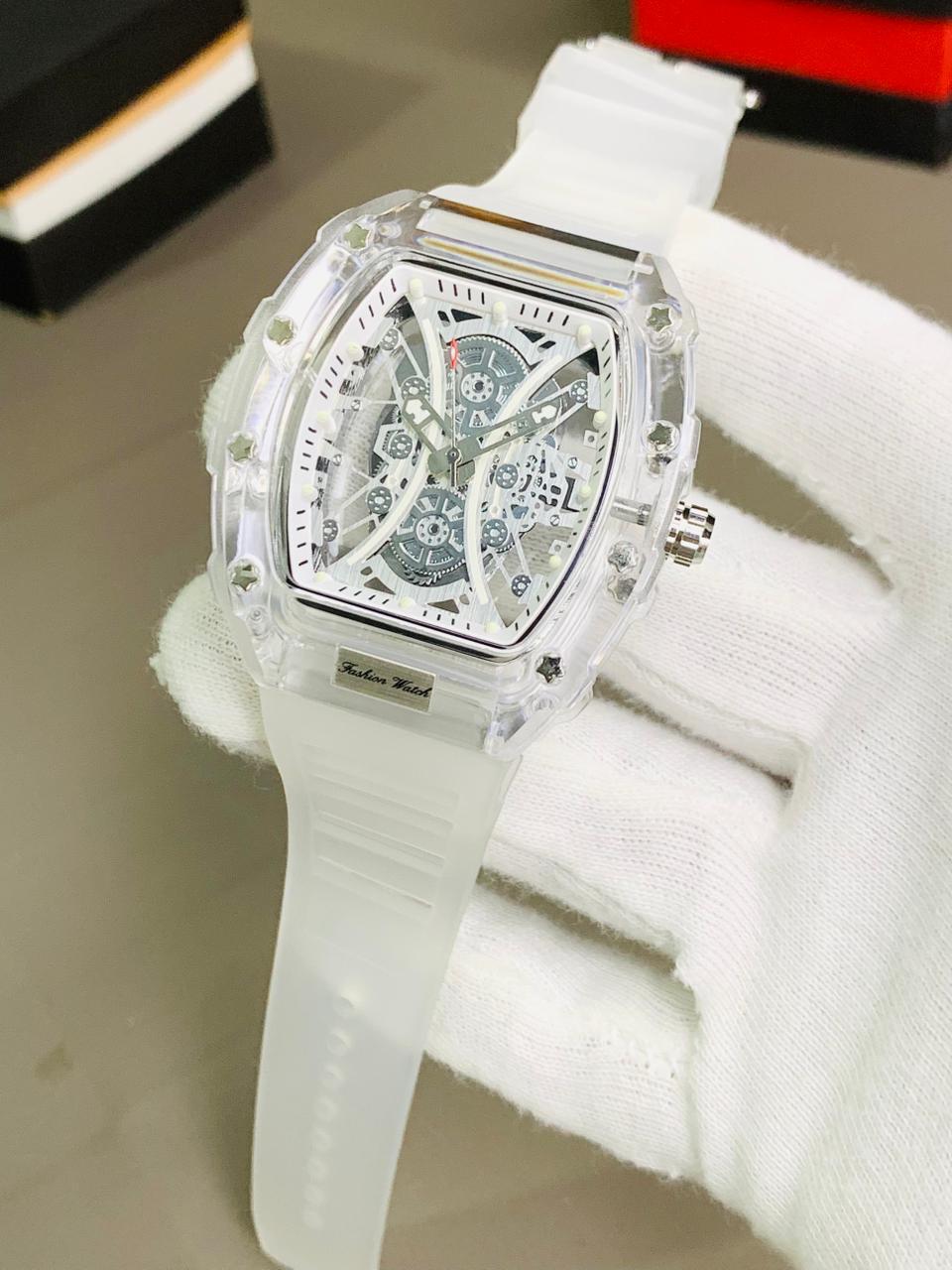 Men watch