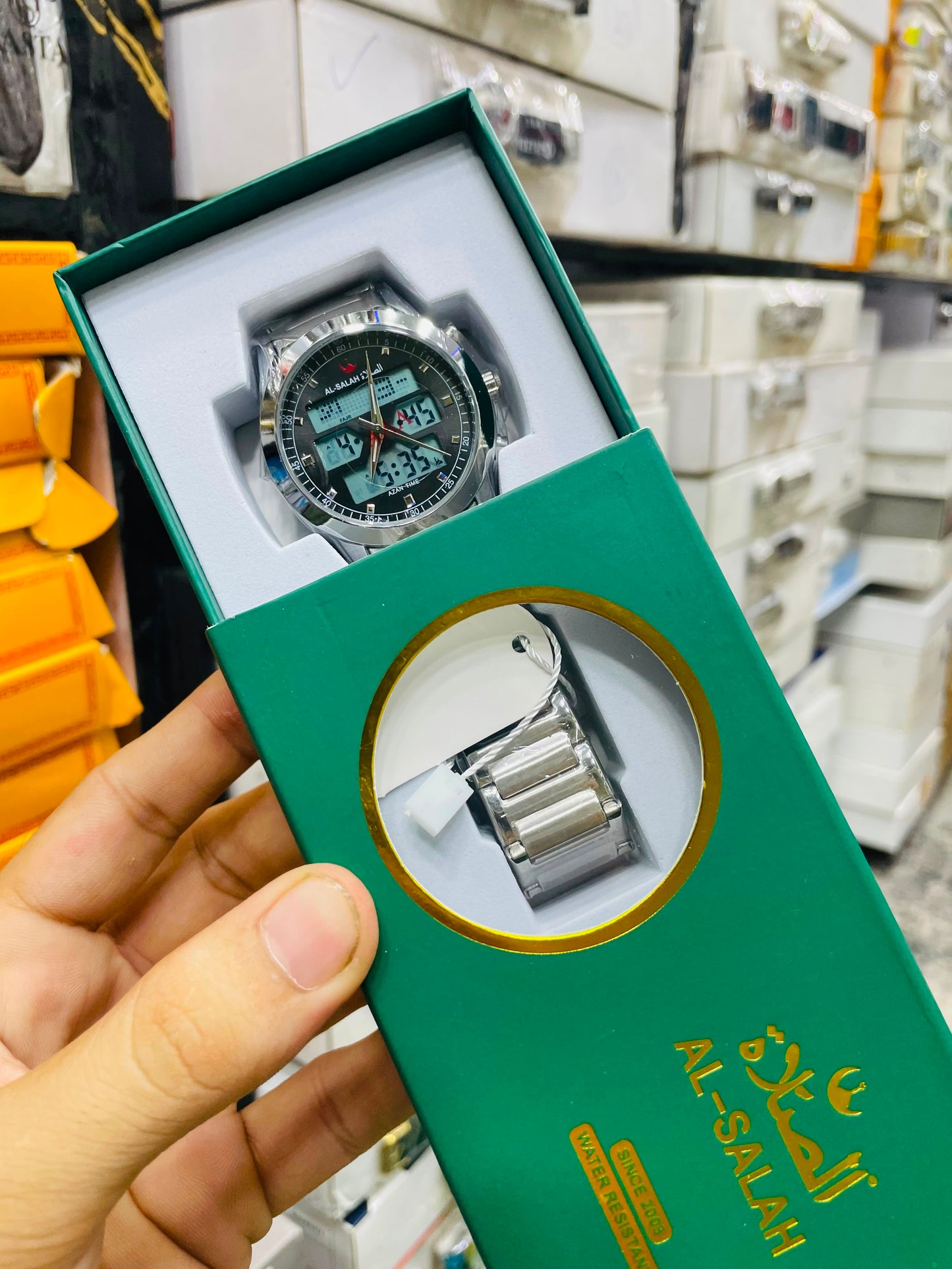 Men watch