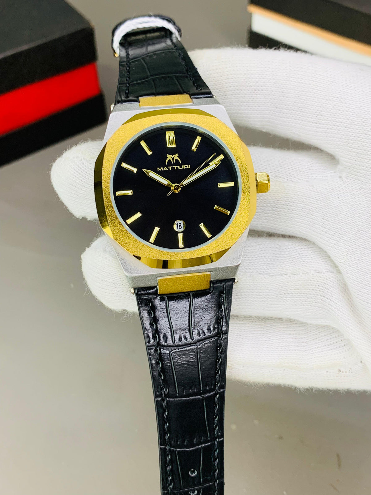 Men watch