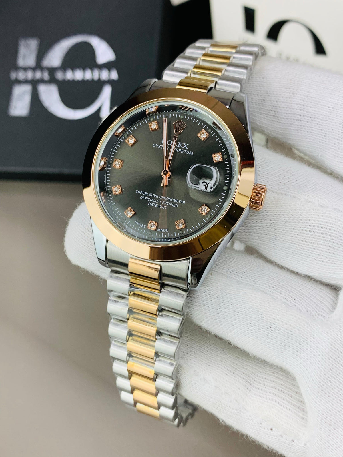 Men watch