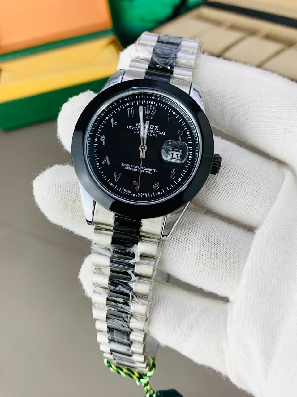 Men watch