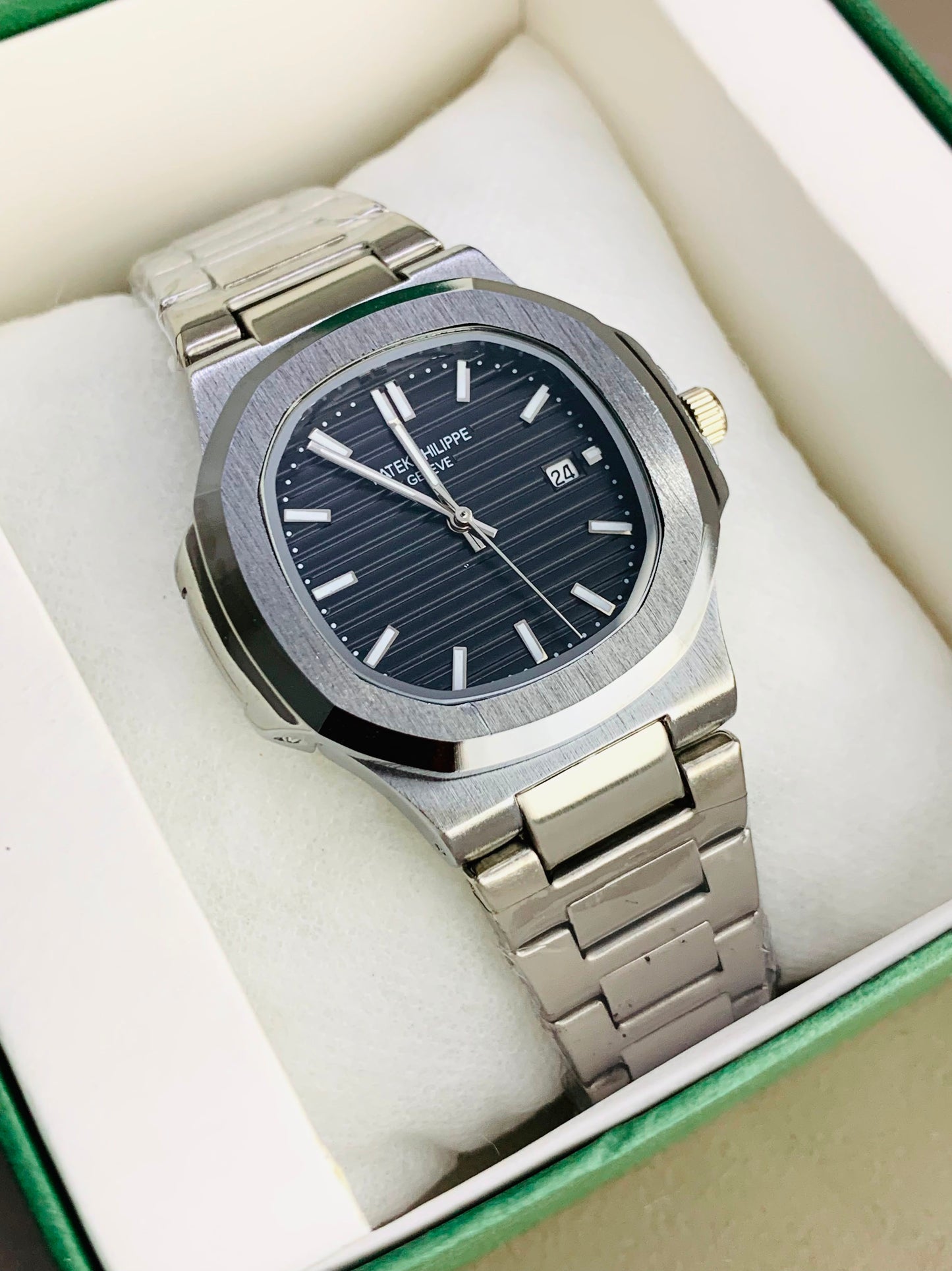 Men watch