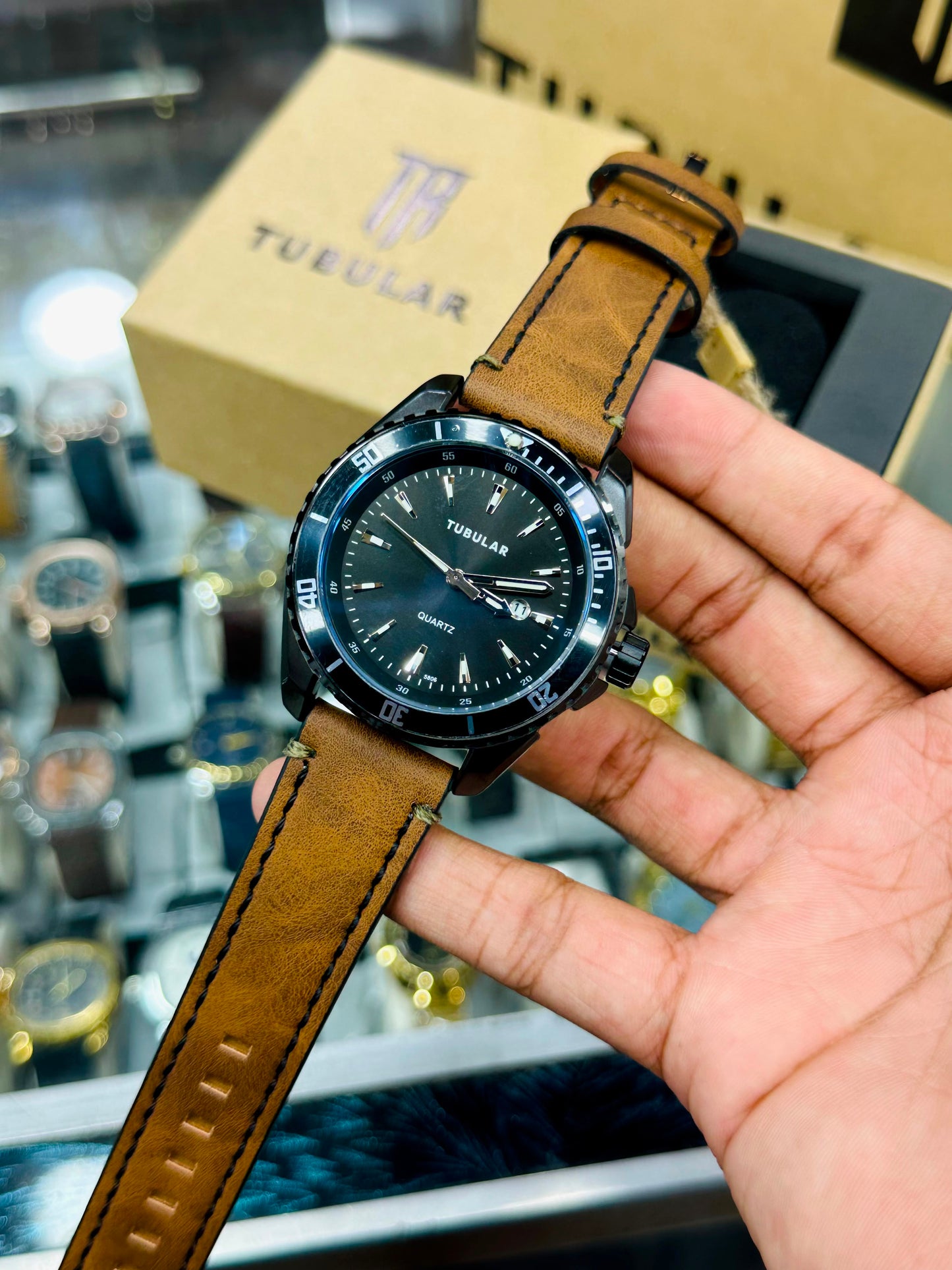 Men watch