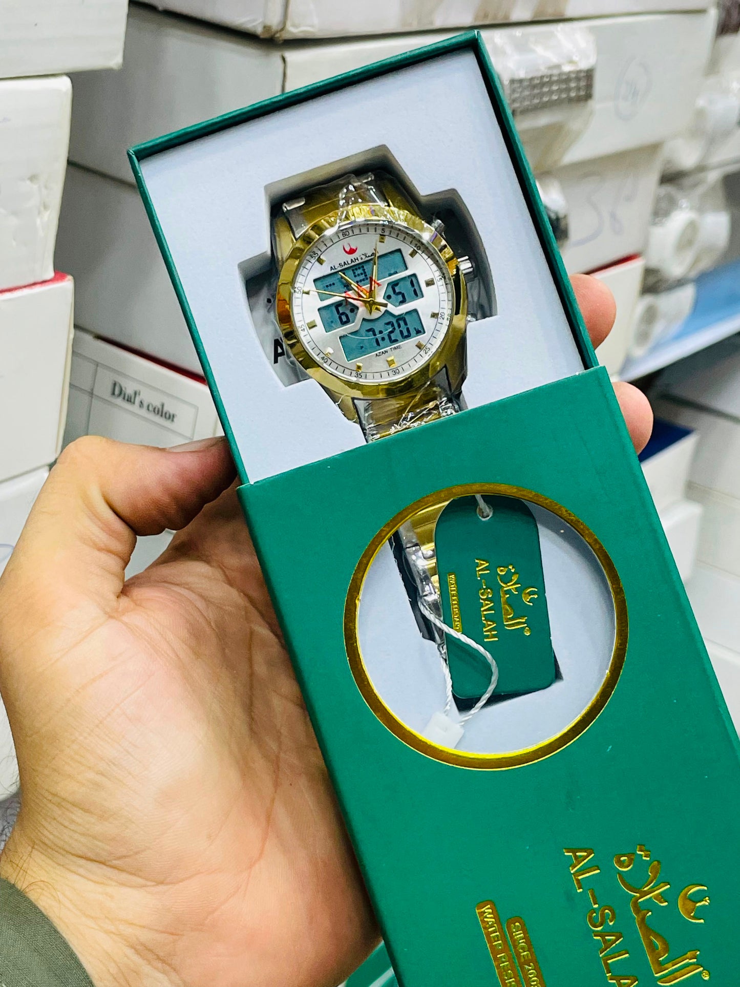 Men watch