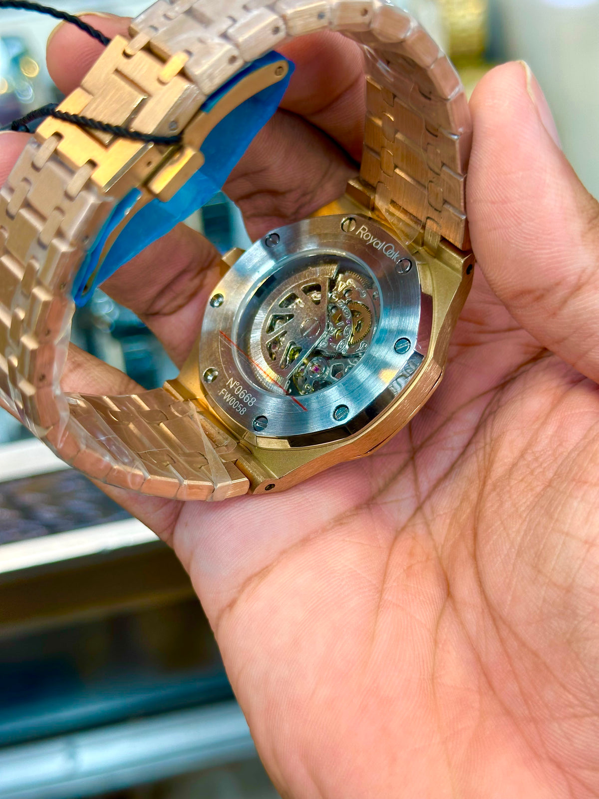 Men watch