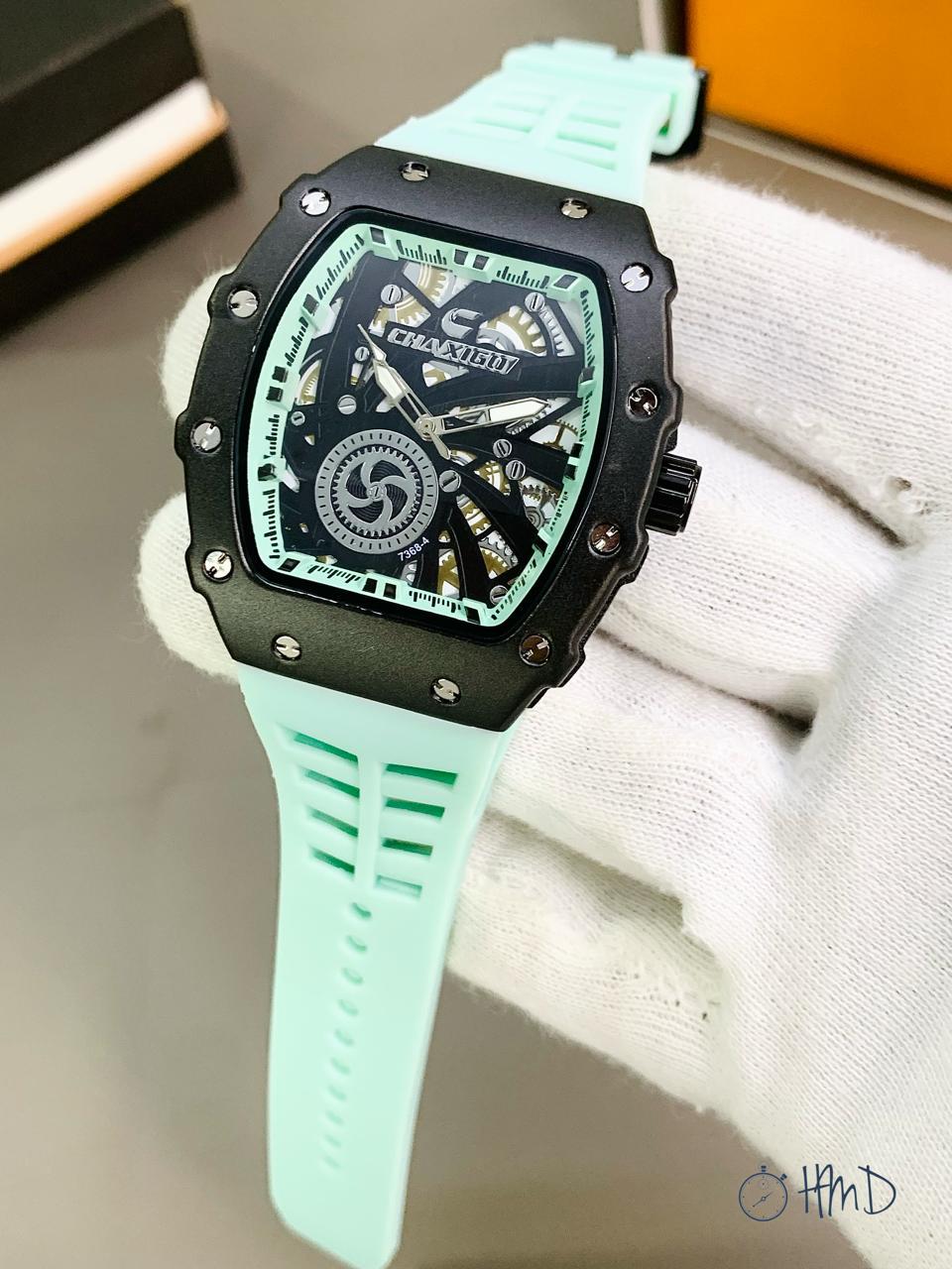 Men watch