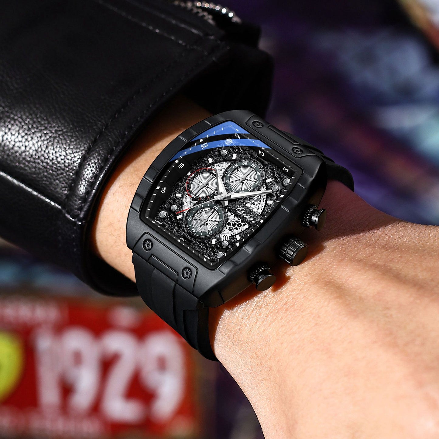Men watch