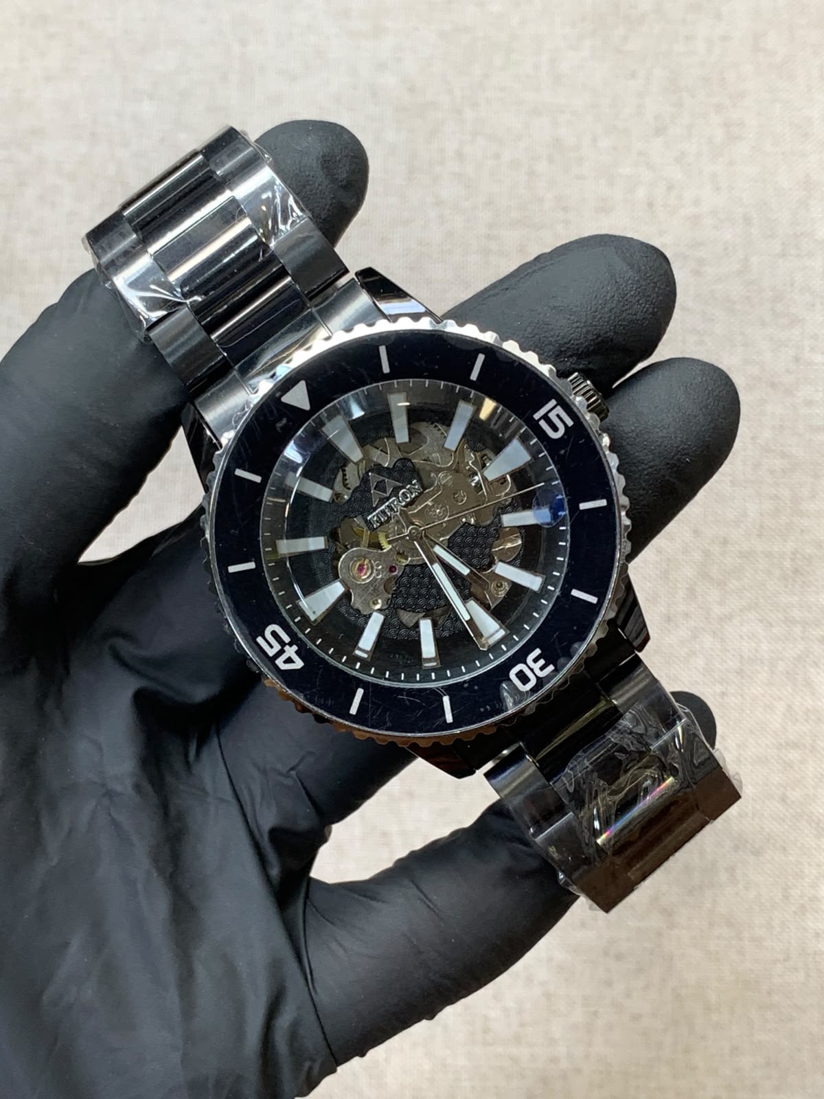 Men watch