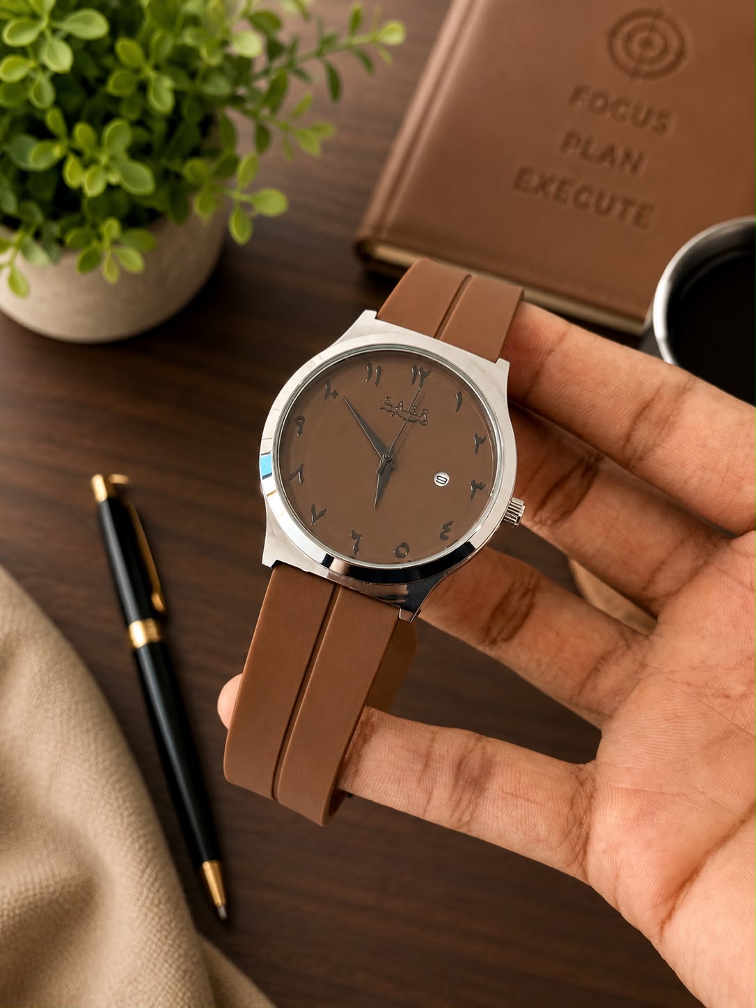 Men watch