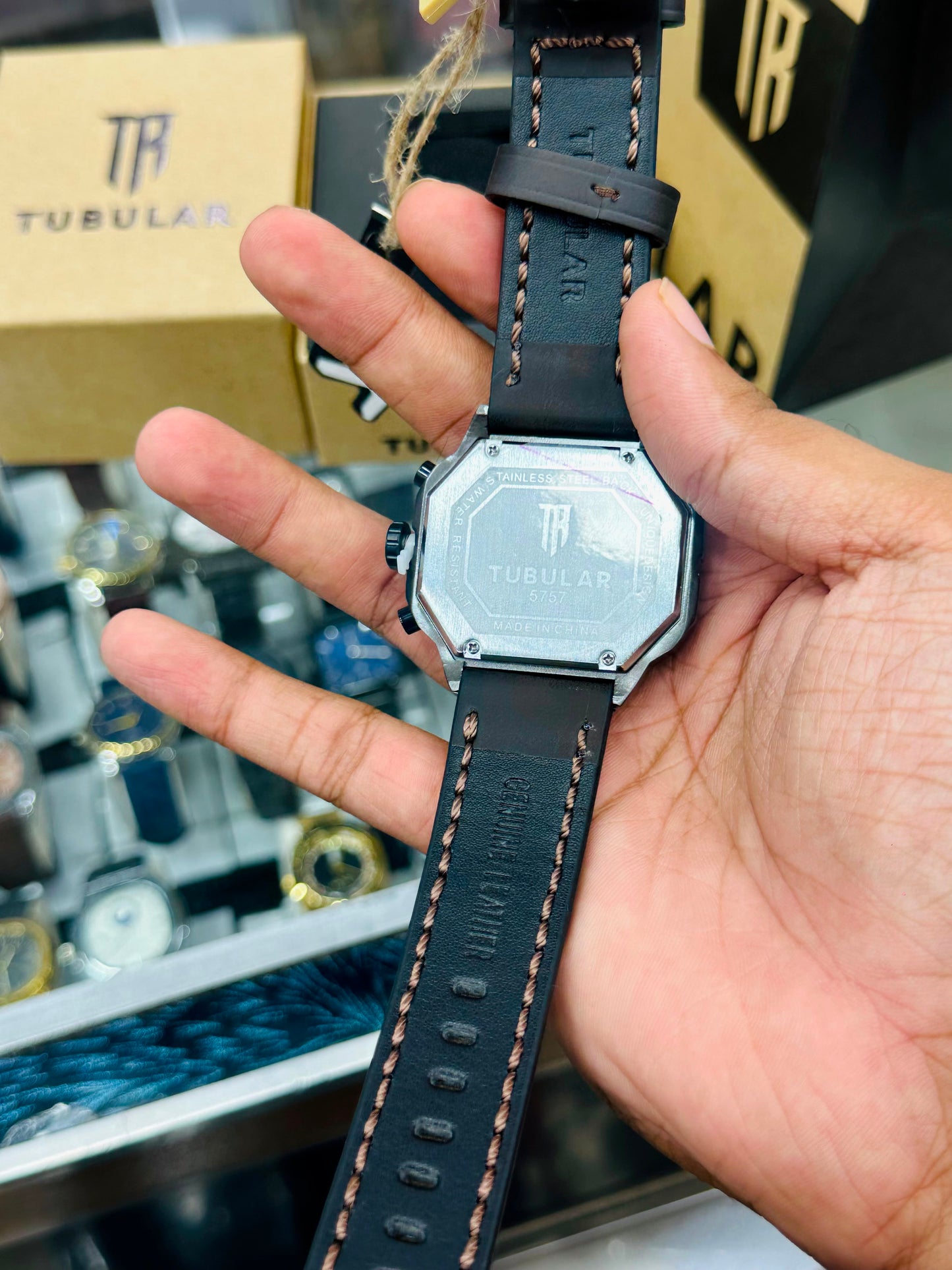 Men watch