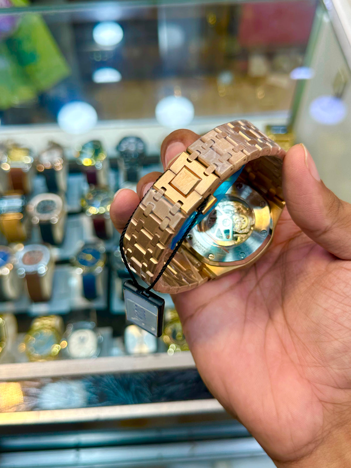 Men watch