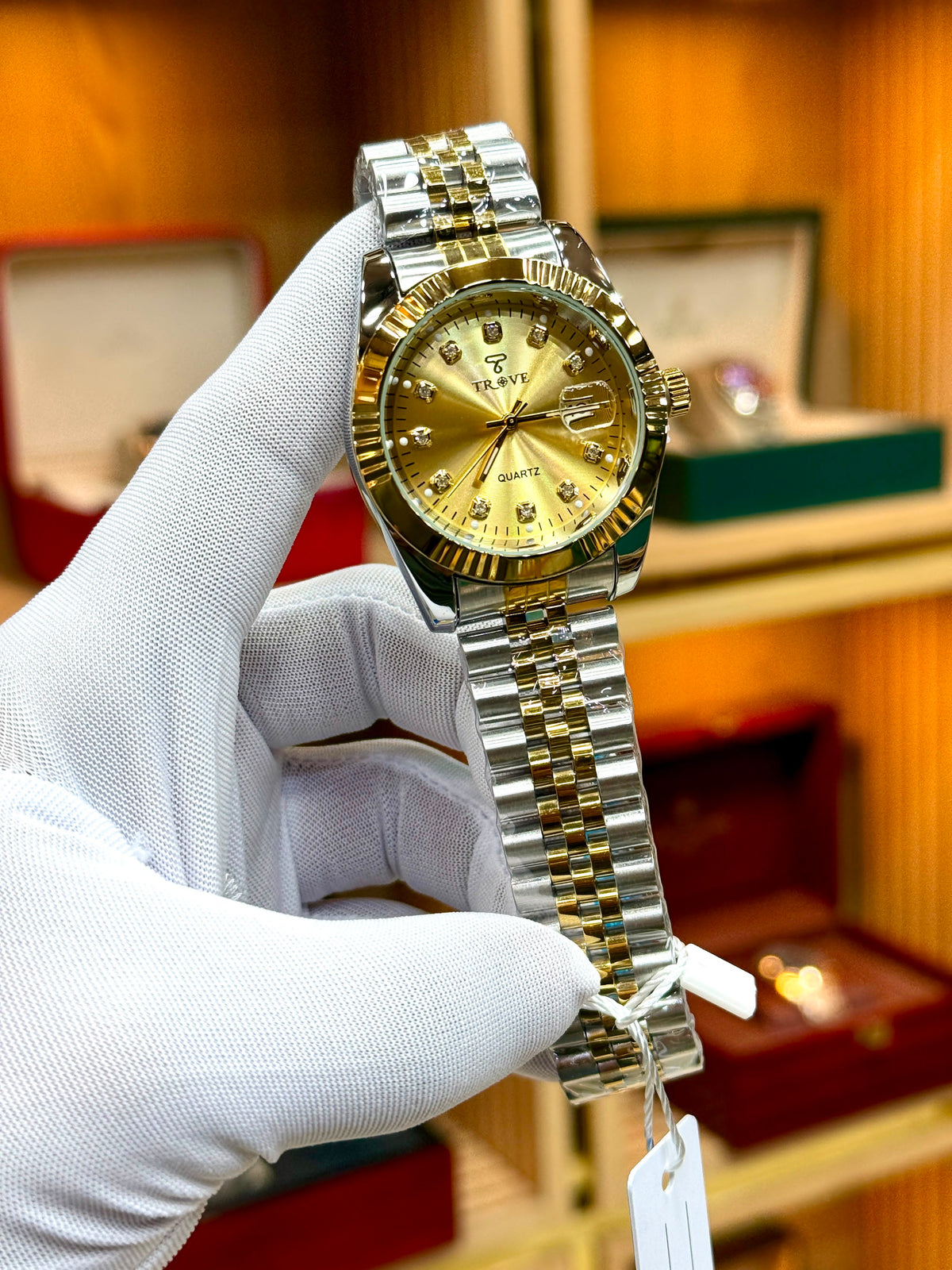 Men watch