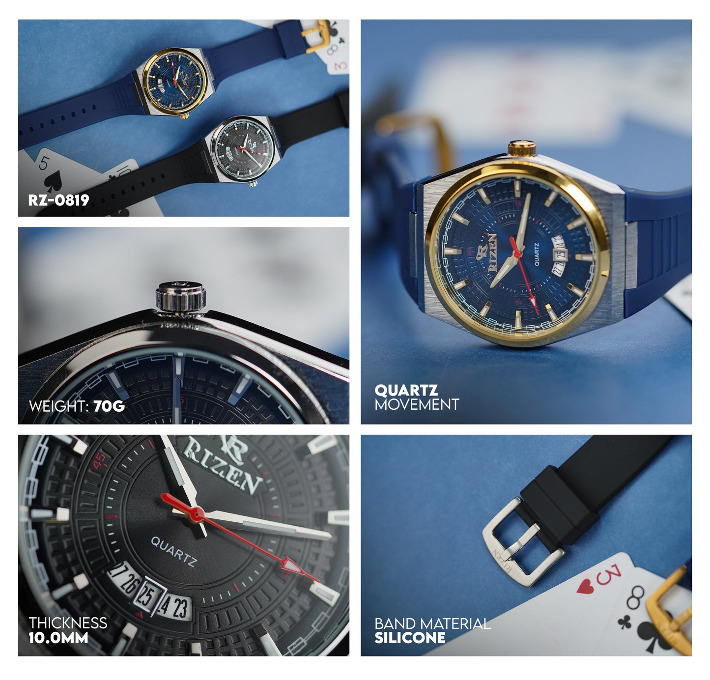 Men watch