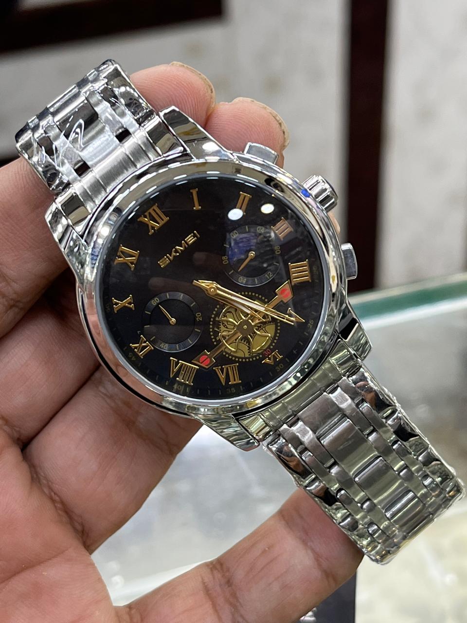 Men watch