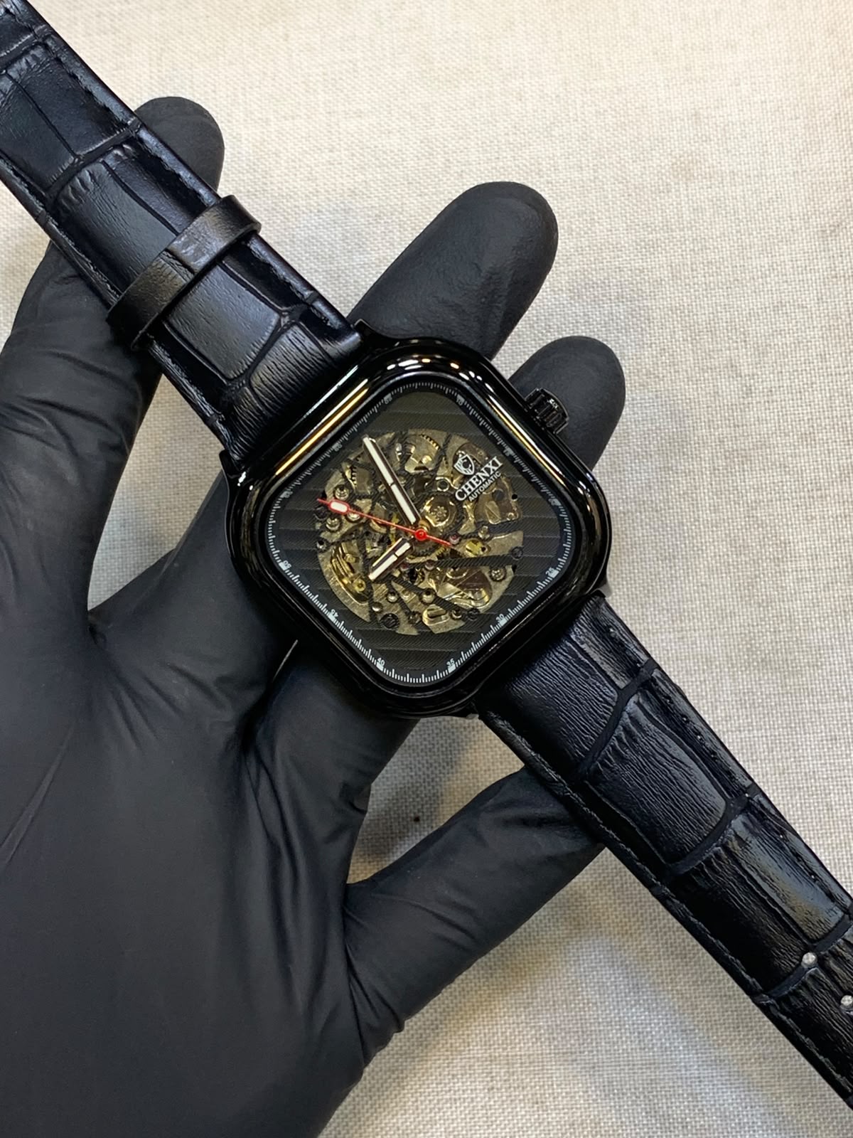 Men watch