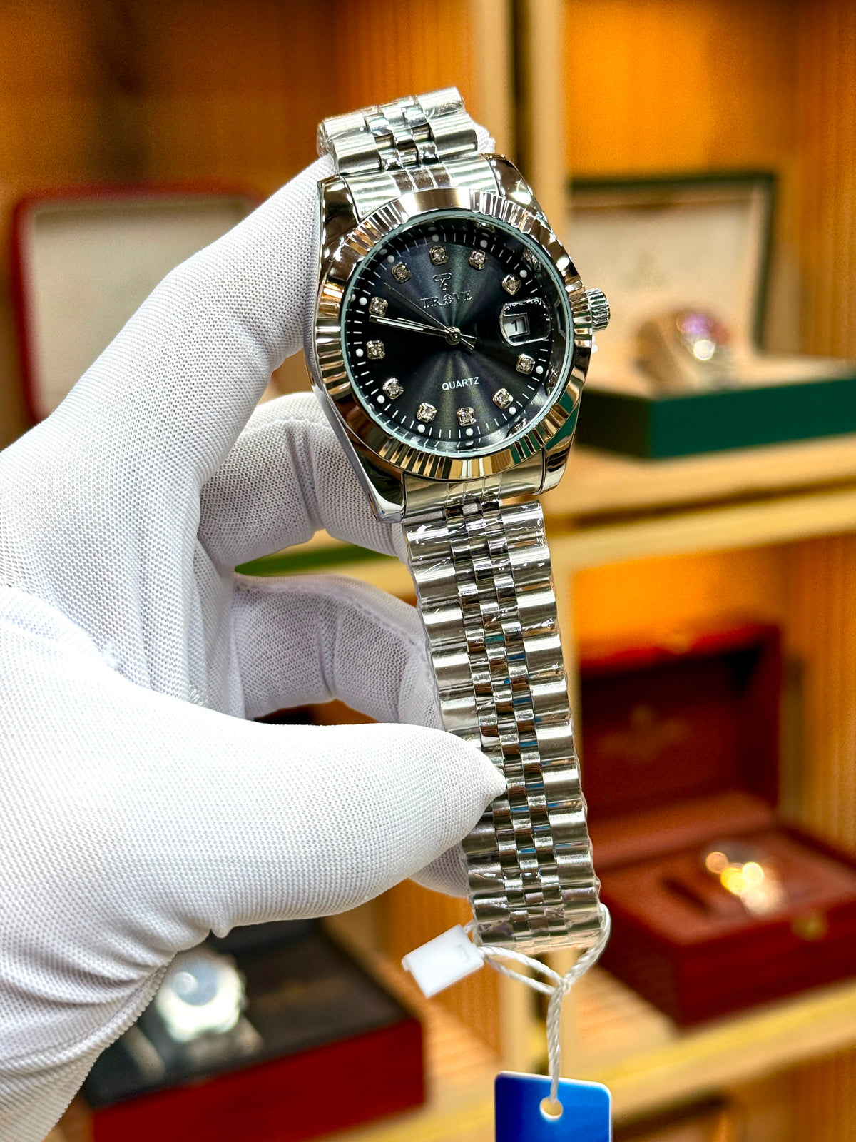 Men watch