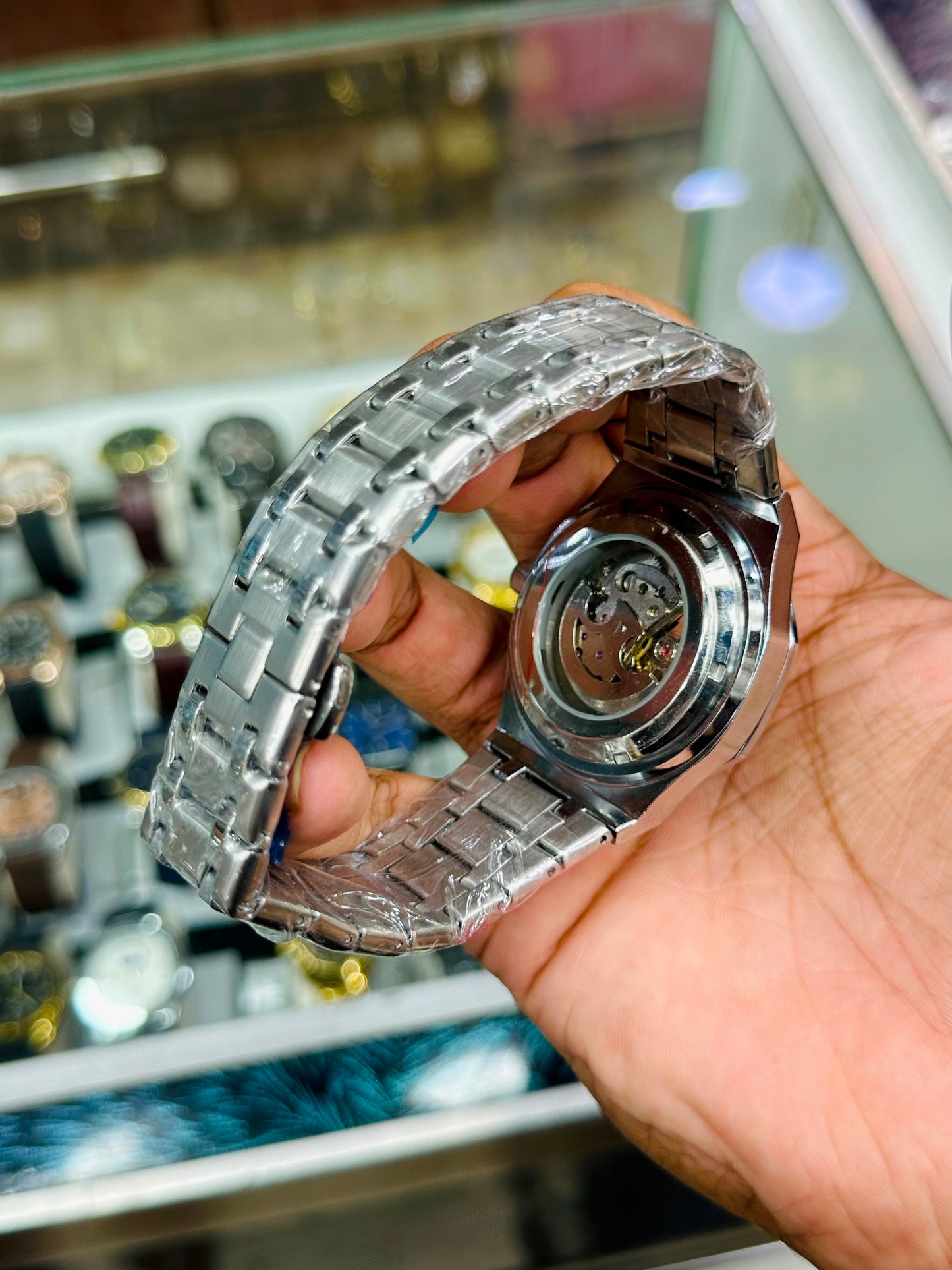 Men watch