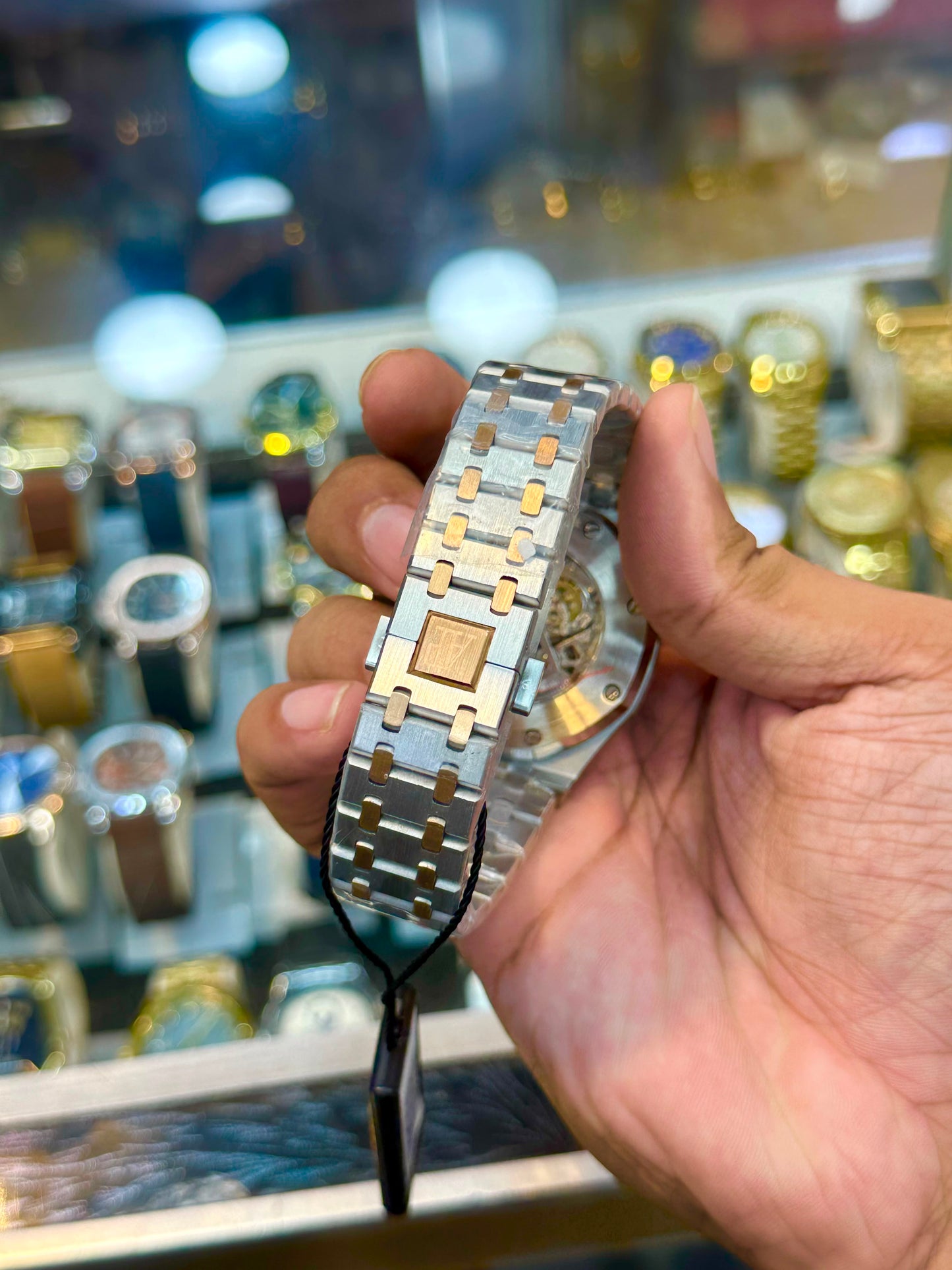 Men watch
