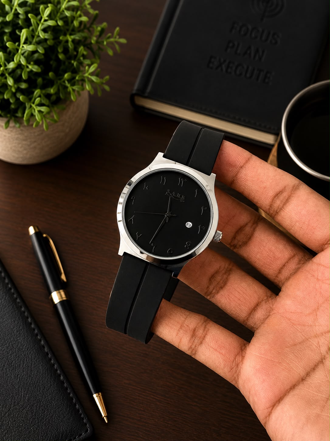 Men watch