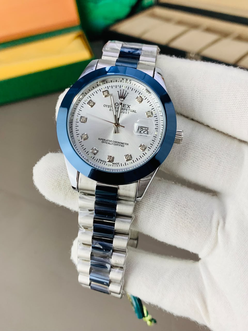 Men watch