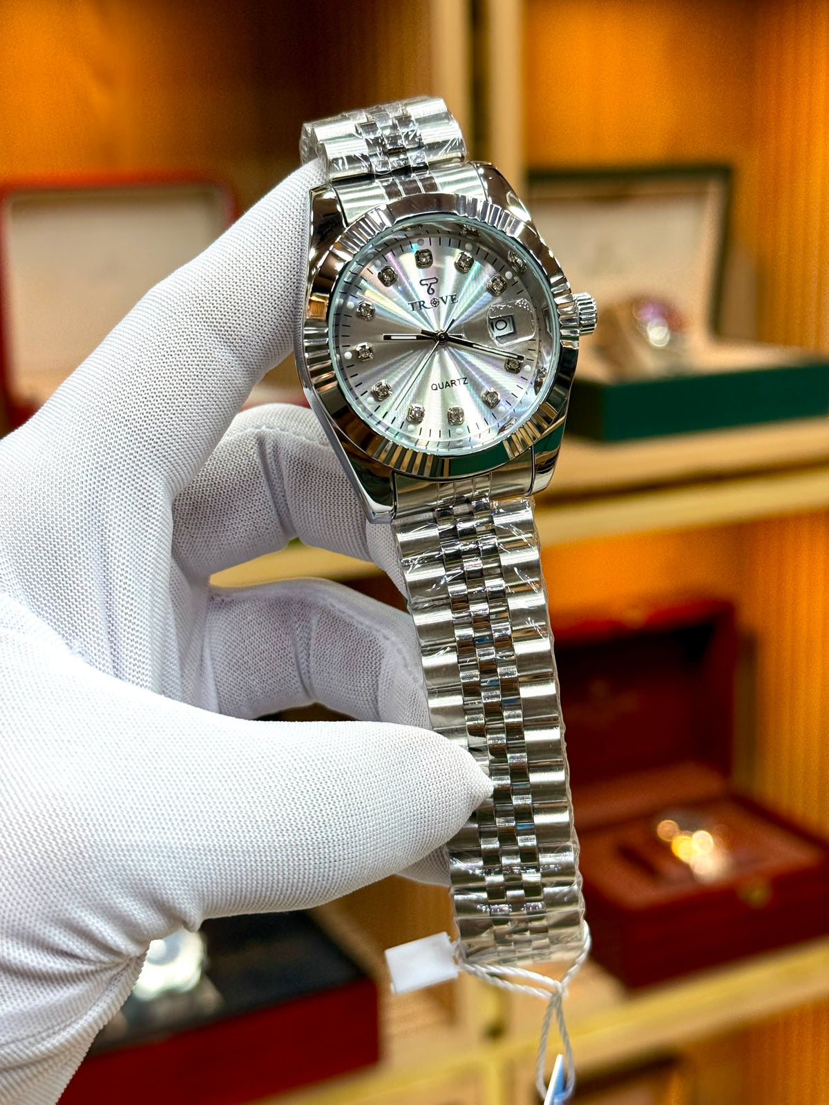 Men watch
