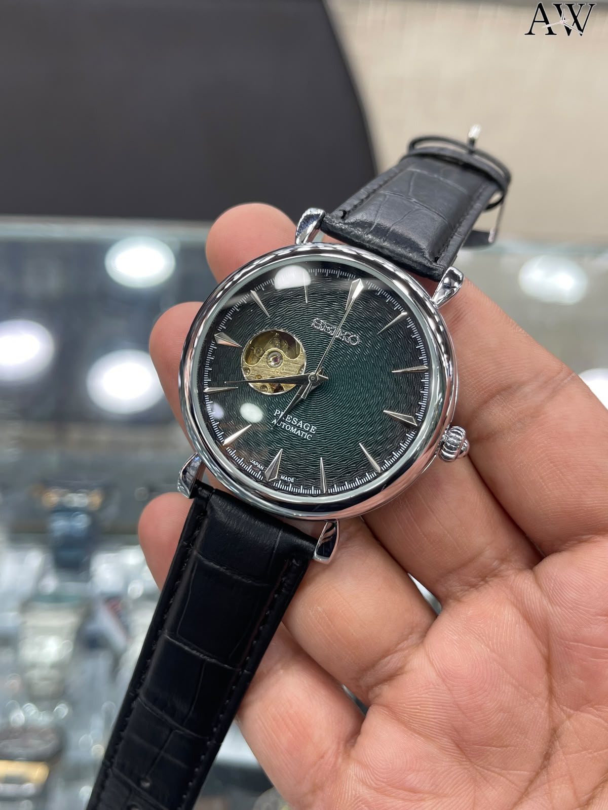 Men watch