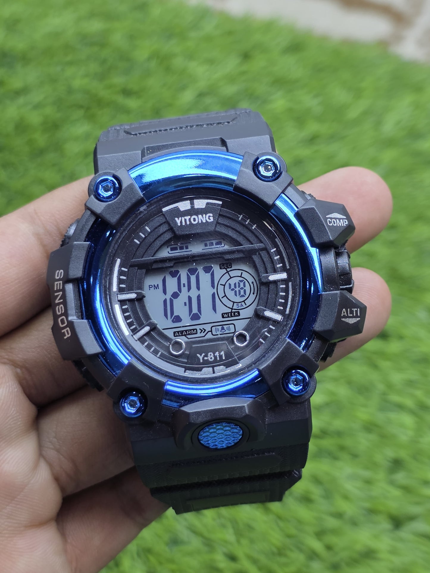 Men watch