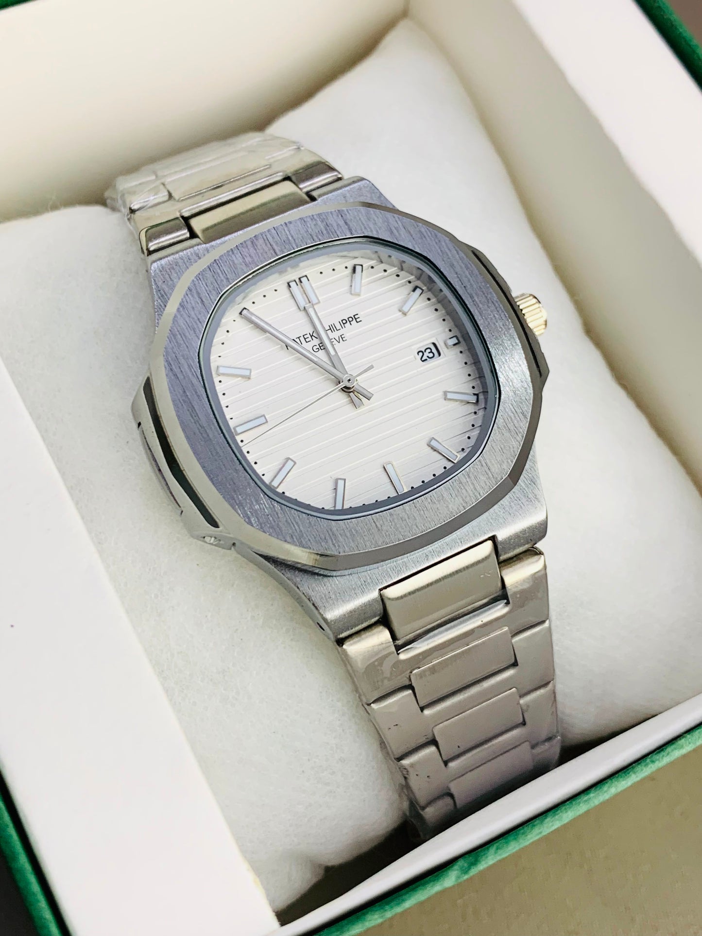 Men watch