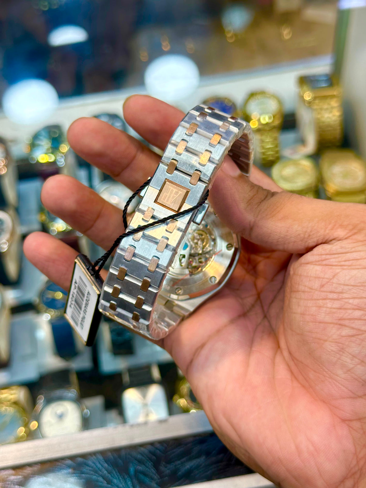 Men watch