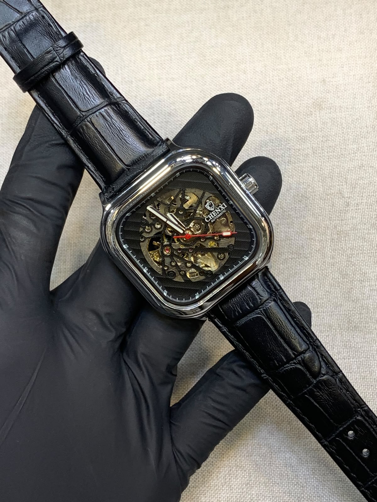 Men watch