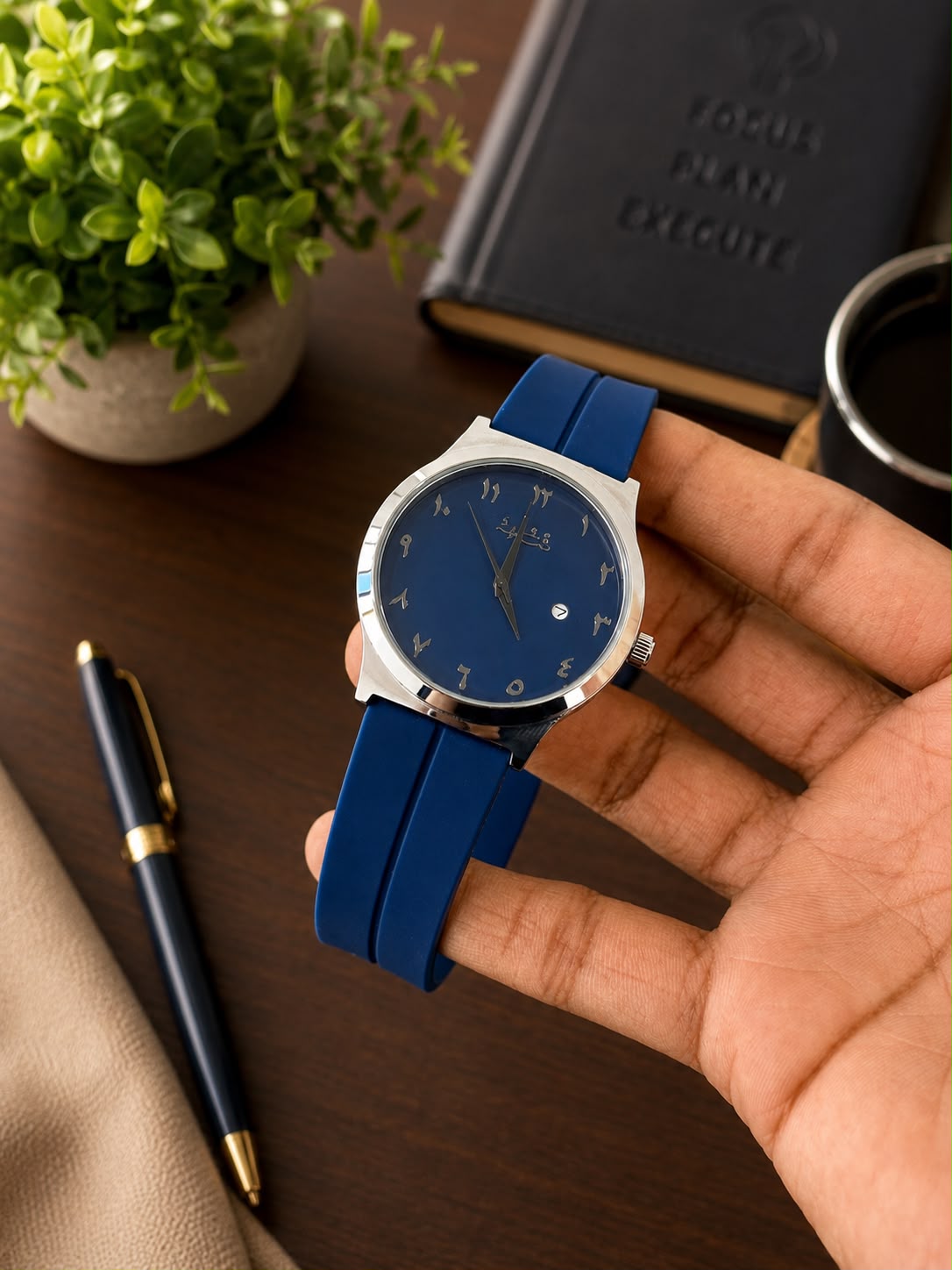 Men watch
